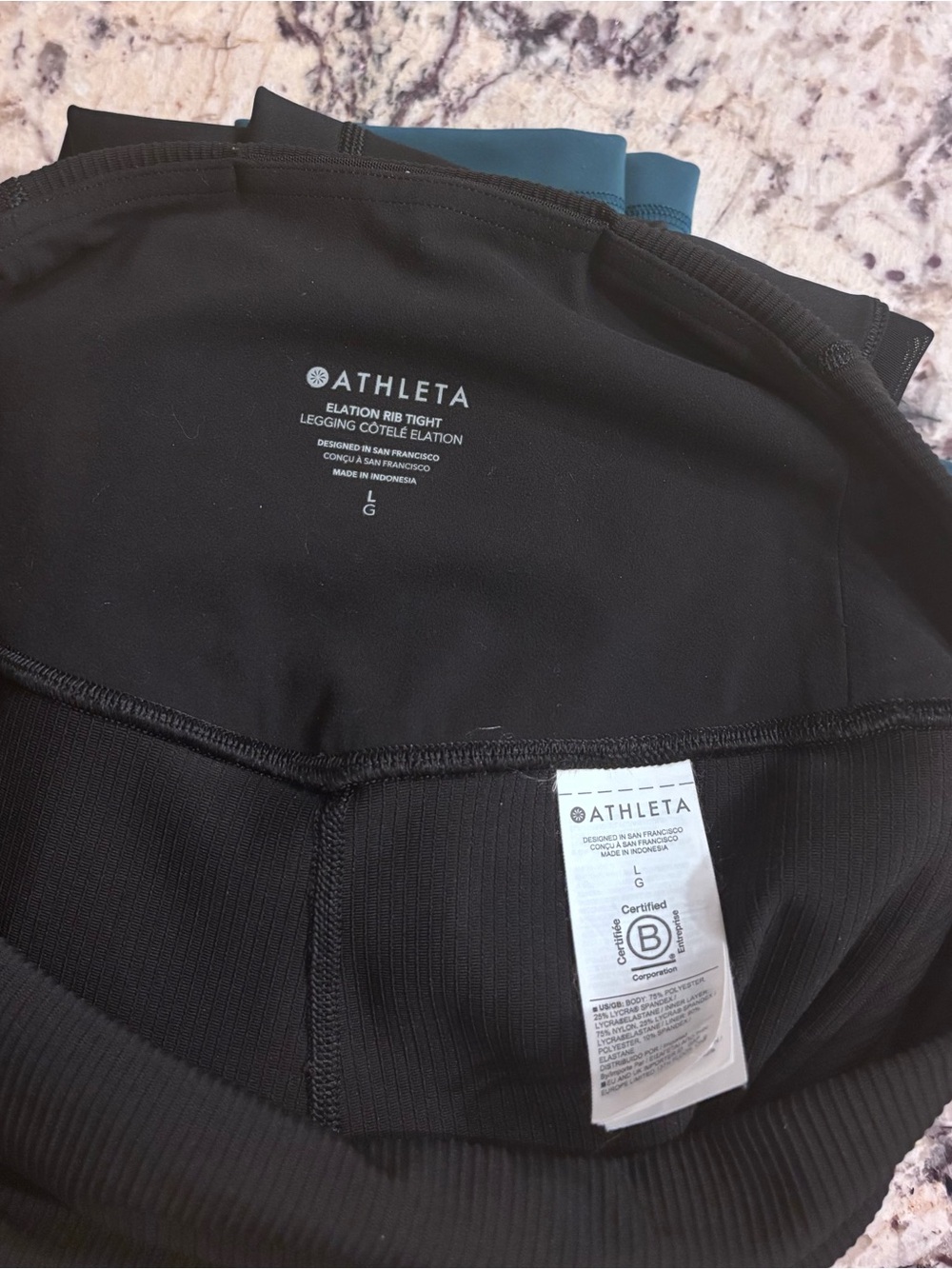 Athleta Elation Ultra High Rise Rib Legging - Picture 6 of 9